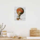 Italia Hot Air Balloon Poster (Keuken)