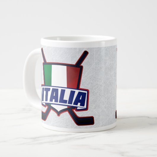 Italia Italië Hockey su Ghiaccio Mok (Voorkant links)