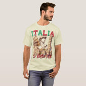 Italia La Dolce Vita T-shirt (Voorkant volledig)