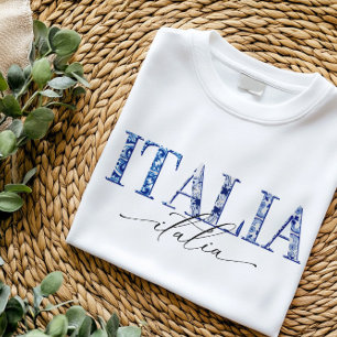 Italia majolica ontwerp, italiaanse vakantie moder t-shirt