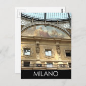 ITALIA MILANO BRIEFKAART (Voorkant / Achterkant)