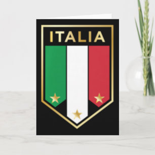 Italia Print - Trotse Italiaan - Italiaans voetbal Kaart