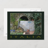 Italia Romantic custom briefkaart (Voorkant / Achterkant)