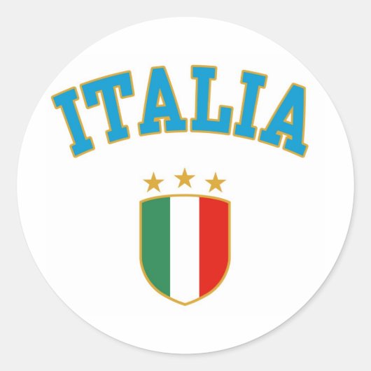 Italia Ronde Sticker (Voorkant)