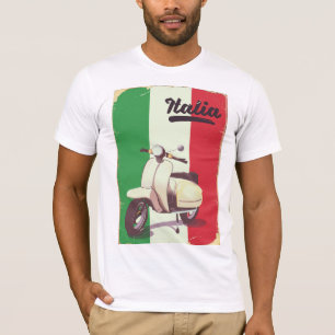 Italia Scooter Vintage reisposter T-shirt