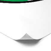 Italia Shades texte personnalisé & affiche couleur (Coin)