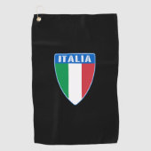Italia Shield Golfhanddoek (Voorkant)