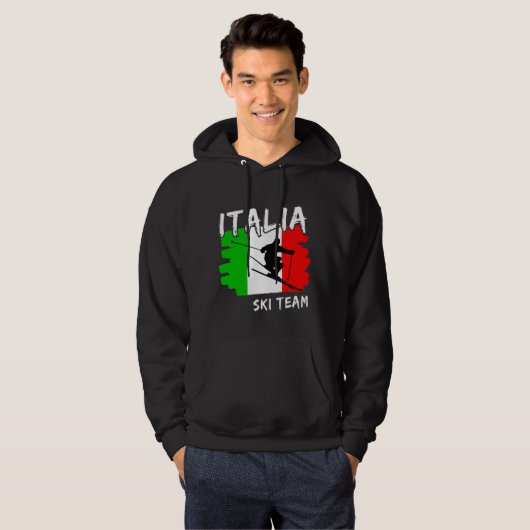 Italia Ski Hoodie (Voorkant volledig)