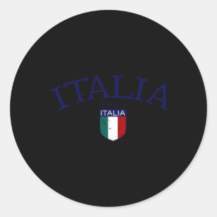 Italia Soccer Ronde Sticker