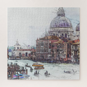 Italia, Venetië Canal Legpuzzel