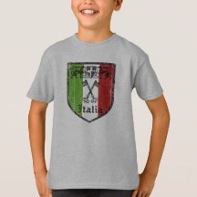 Italia Vintage Middeleeuwse Wapen Kinderen T-Shirt
