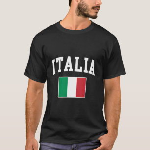 Italia Vlag Italië Italiaans Italiano Familie T-shirt