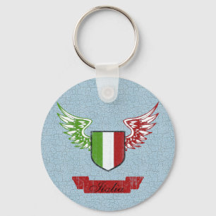 Italia Winged  vlag Sleutelhanger