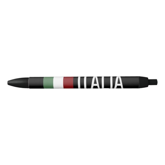 Italia Zwarte Inkt Pen (Voorkant)