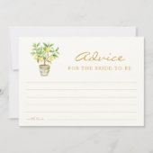 Italiaans advies Kaart (Voorkant)