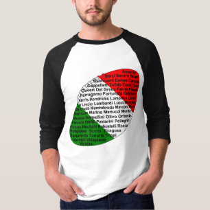 Italiaans Amerikaans Football spelers T-shirt