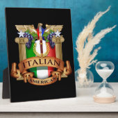 Italiaans-Amerikaans Fotoplaat (Zijkant)