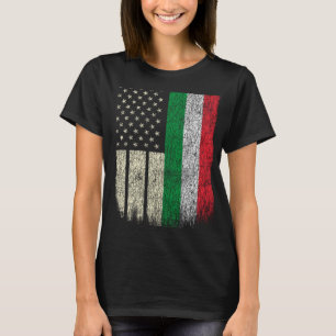 Italiaans Amerikaans Italiaans Roots Pride Vlag 4e T-shirt