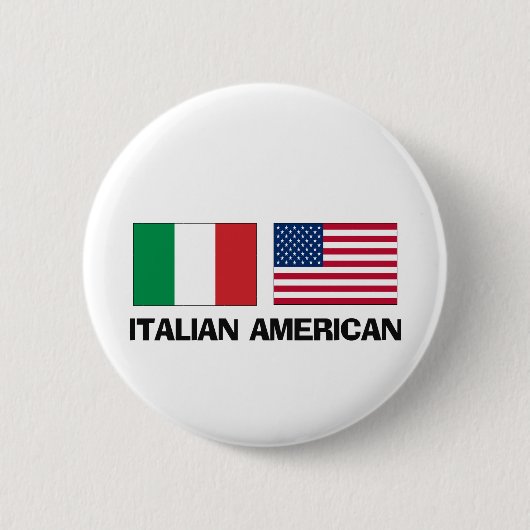 Italiaans-Amerikaans Ronde Button 5,7 Cm (Voorkant)