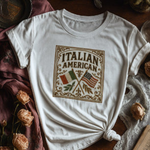 Italiaans Amerikaans Shirt    label