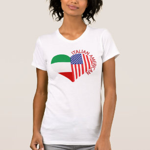 Italiaans-Amerikaanse Amerikaanse Amerikaanse Amer T-shirt