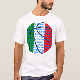 Italiaans-Amerikaanse basketbalspelers T-shirt
