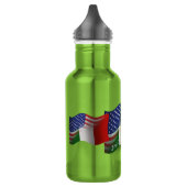 Italiaans-Amerikaanse golfvlag Waterfles (Links)