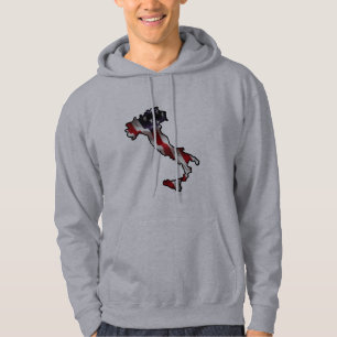 Italiaans-Amerikaanse vlag capuchontrui Hoodie