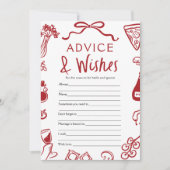 Italiaans Amore advies en wensen Vrijgezellenfeest Kaart (Voorkant)