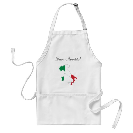Italiaans Apron Standaard Schort (Voorkant)