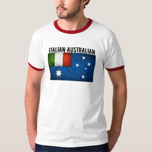 Italiaans Australisch T-shirt (Voorkant)