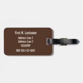  Italiaans bagagelabel Riviera Italië (Achterkant horizontaal)