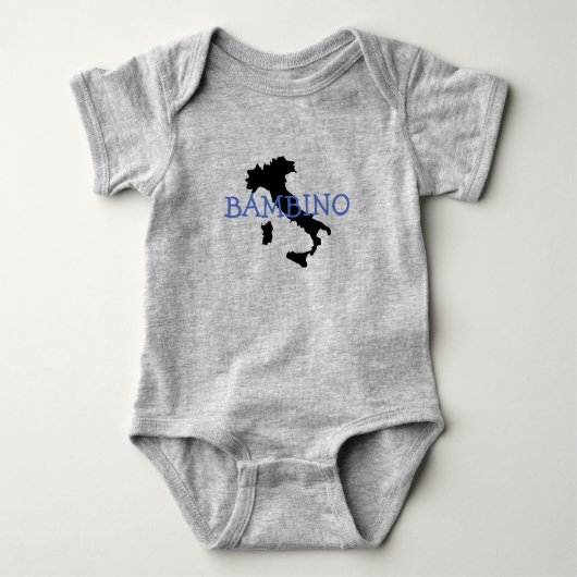 Italiaans Bambino Design Baby Bodysuit (Voorkant)