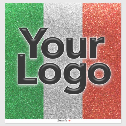Italiaans Bedrijfseigenaar Logo Promotional Market Sticker (Vel)