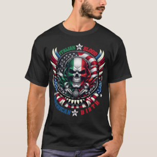 Italiaans bloed van Amerikaanse geboorte Italiaans T-shirt