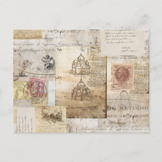  Italiaans Briefkaart van de kathedraal van Rome (Voorkant)