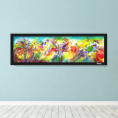 ITALIAANS CARNIVAL / Dance,Music,Theater Canvas Afdruk (Insitu (Houten vloer))