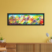 ITALIAANS CARNIVAL / Dance,Music,Theater Canvas Afdruk (Insitu (Woonkamer))