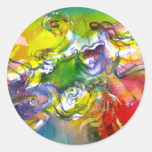 ITALIAANS CARNIVAL / Dance,Music,Theater Ronde Sticker