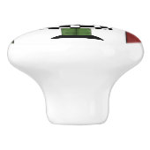 Italiaans Chef cartoon keramische knop (Zijkant)