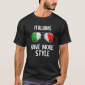 Italiaans devies slang Italia def . italianen hebb T-shirt (Voorkant)
