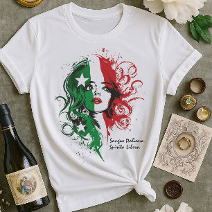 Italiaans erfgoed Shirt Vrouwen Inspirerend vrou