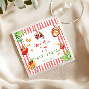 Italiaans eten Baby shower Holy Cannoli Servet