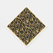 Italiaans eten, pasta patroon servet (Hoek)