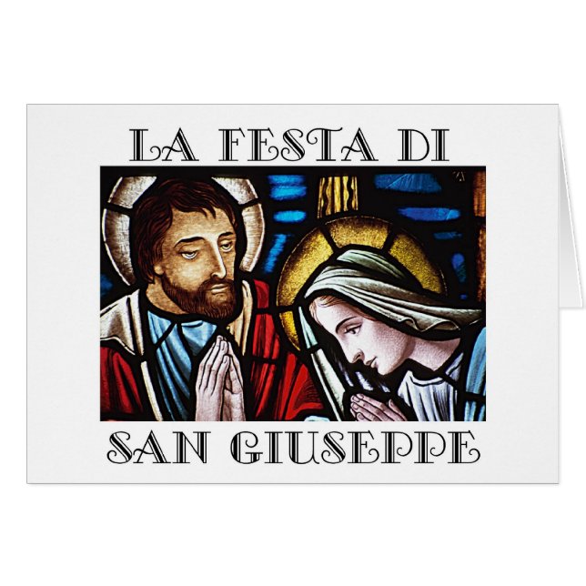 Italiaans Festa di San Giuseppe- Feast of St. Jos (Voorkant Horizontaal)