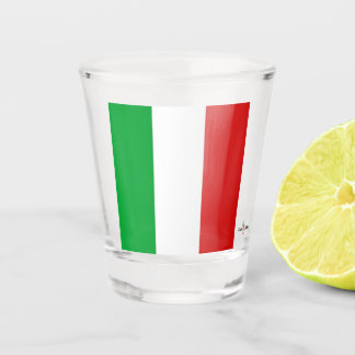 Italiaans FlagShot Glas