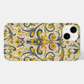 Italiaans Florentijns bloeipatroon Case-Mate iPhone Case (Achterkant (horizontaal))