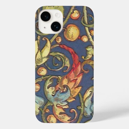 Italiaans Florentijns bloeipatroon Case-Mate iPhone Case (Achterkant)