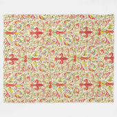 Italiaans Florentijns Fleur de Lis patroon Fleece Deken (Voorkant (Horizontaal))