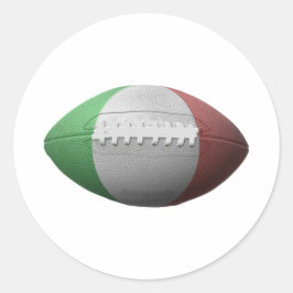 Italiaans Football Ronde Sticker